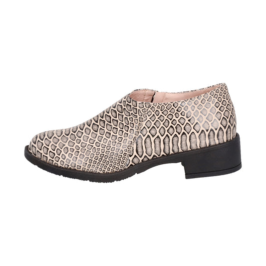 Zapato Snake Beige