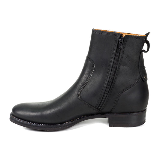 Botin Cuero Casual 2755 Negro Loblan