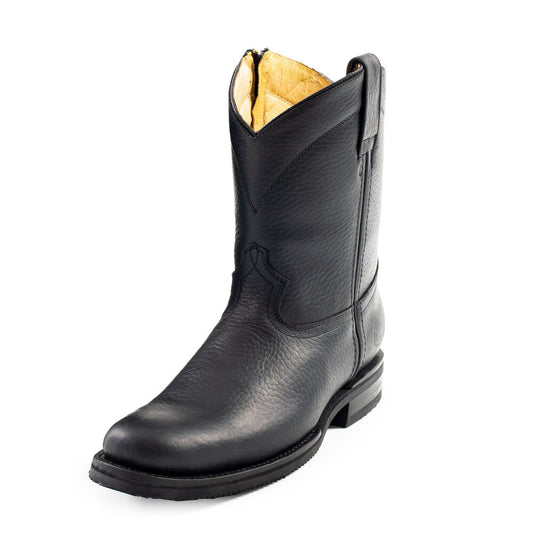 Bota Cuero Casual Bull Figth Negro