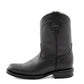 Bota Cuero Casual Bull Figth Negro