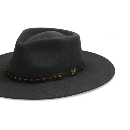 Sombrero Paño Australiano Gris oscuro