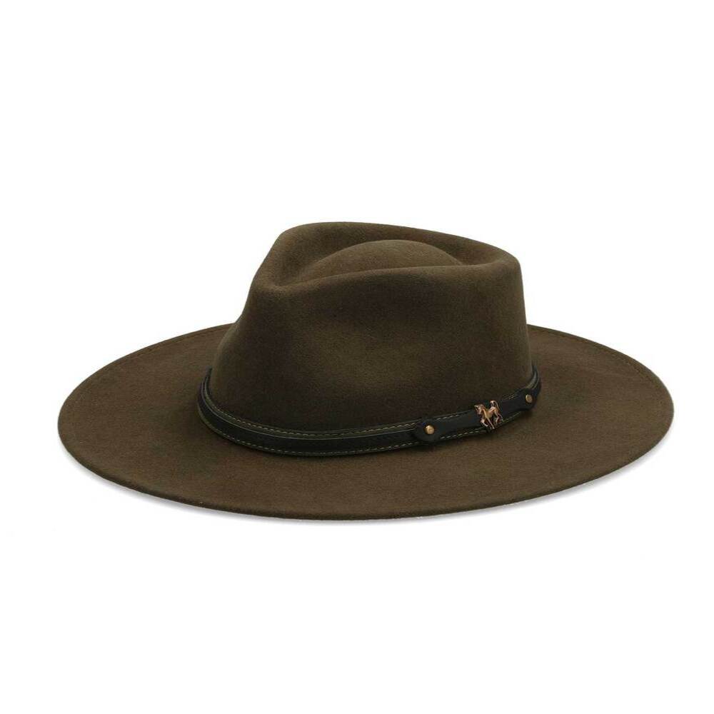 Sombrero Paño Australiano Verde Oscuro