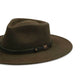 Sombrero Paño Australiano Verde Oscuro